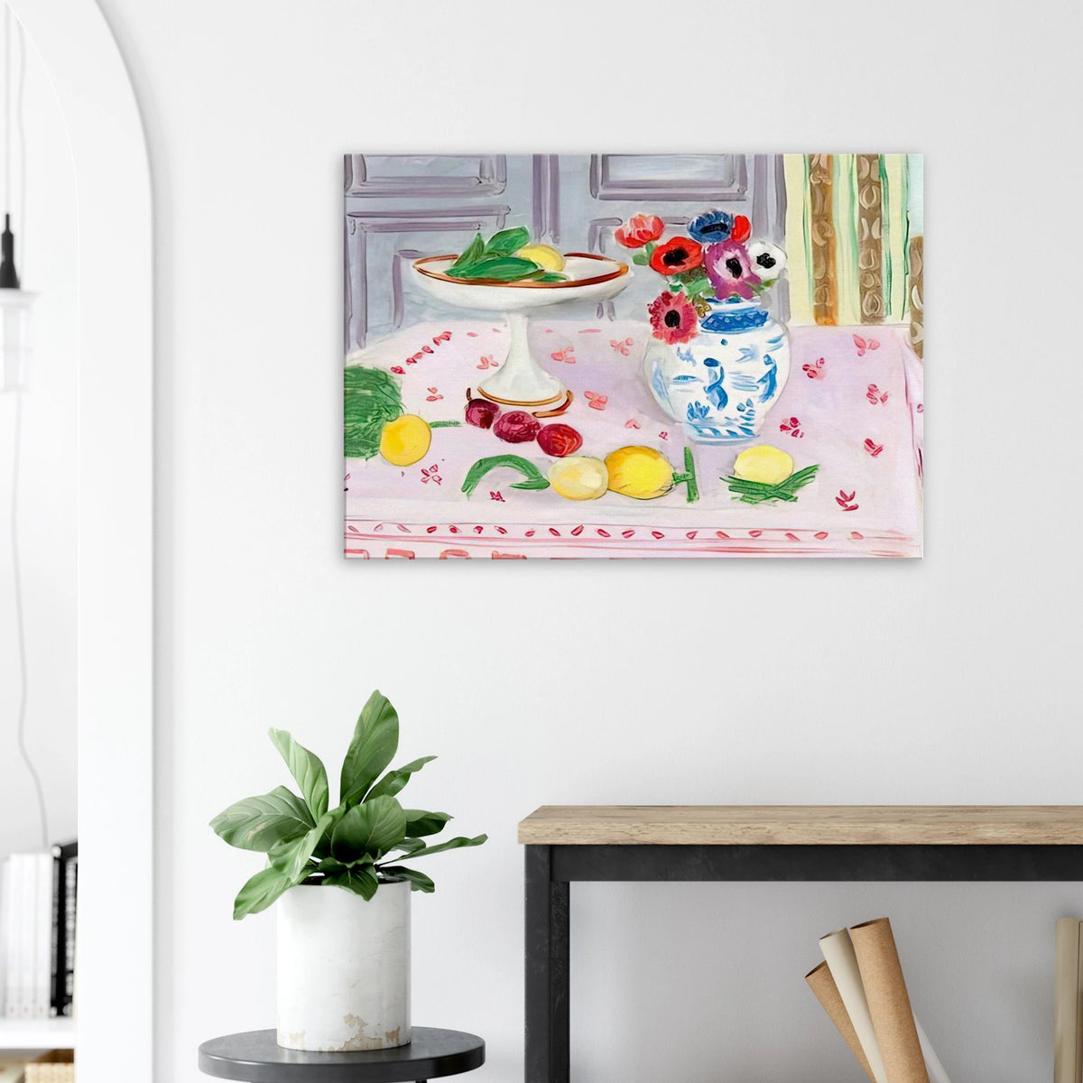 THE PINK TABLECLOTH 1925 Canvas | Henri Matisse Canvas | Henri Matisse Print