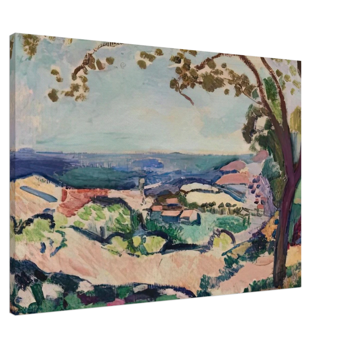 COLLIOURE LANDSCAPE 1906 Canvas | Henri Matisse Canvas | Henri Matisse Print
