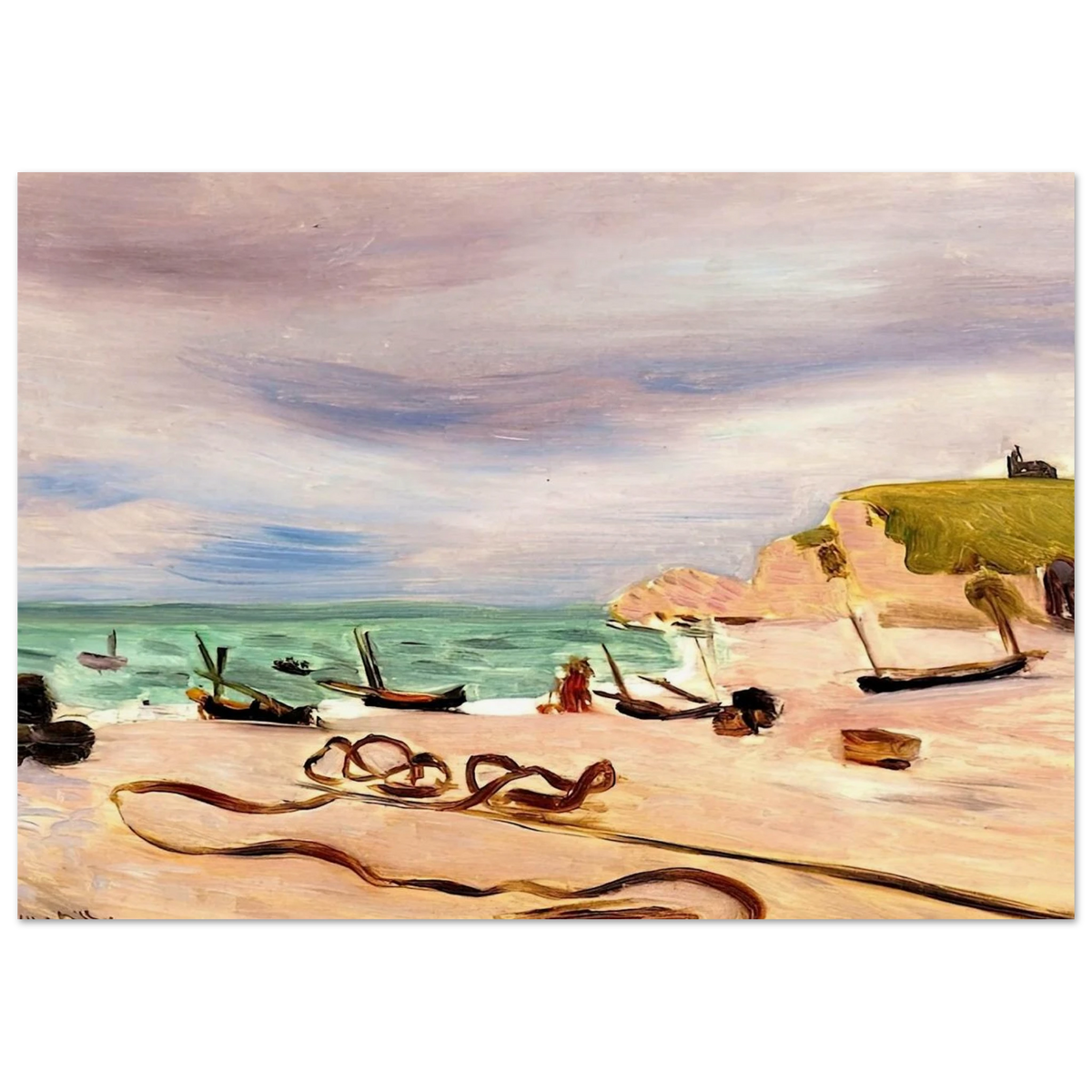 ROPES ON THE BEACH AT ETRETAT 1920 Poster | Henri Matisse Poster | Henri Matisse Print