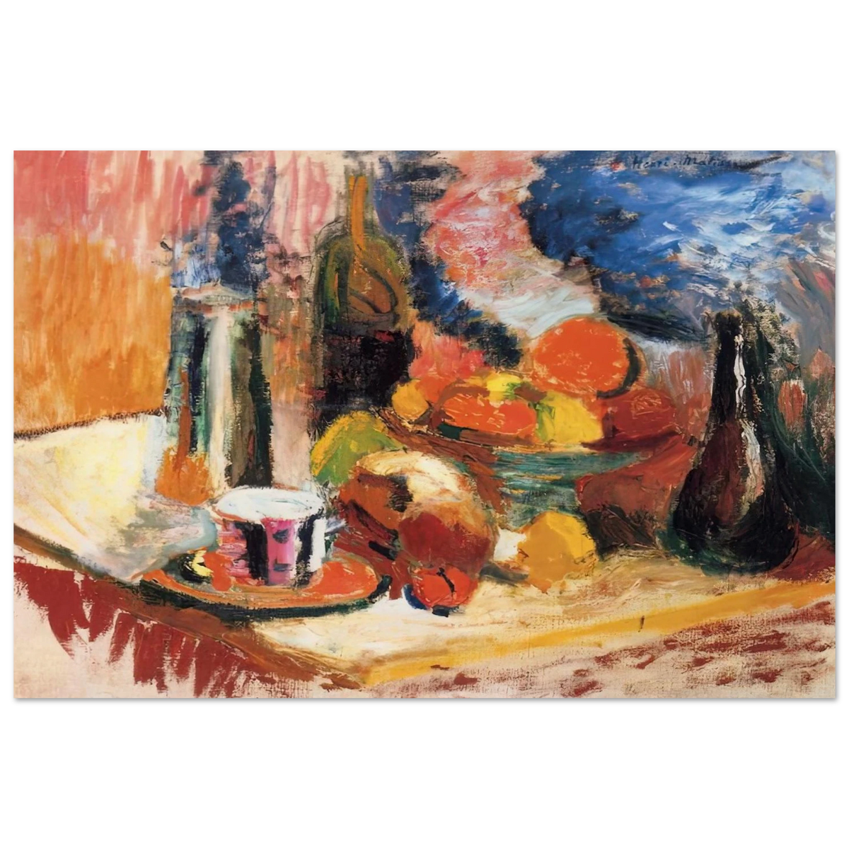 STILL LIFE WITH FRUIT 1896 Poster | Henri Matisse Poster | Henri Matisse Print