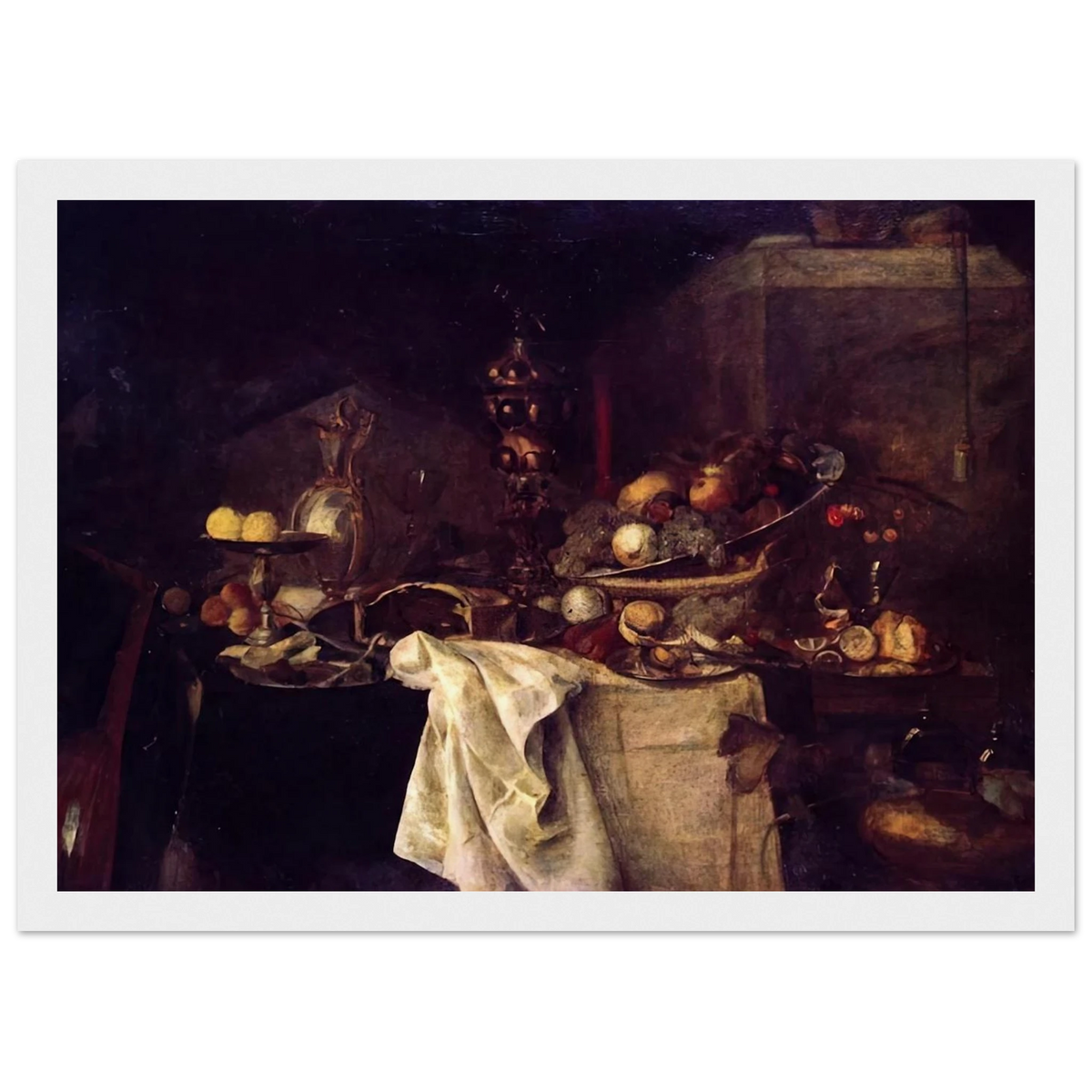 LA DESERTE AFTER JAN DAVIDSZ DE HEEM 1893 Framed Poster | Henri Matisse Framed Prints Wall Art | Henri Matisse Print