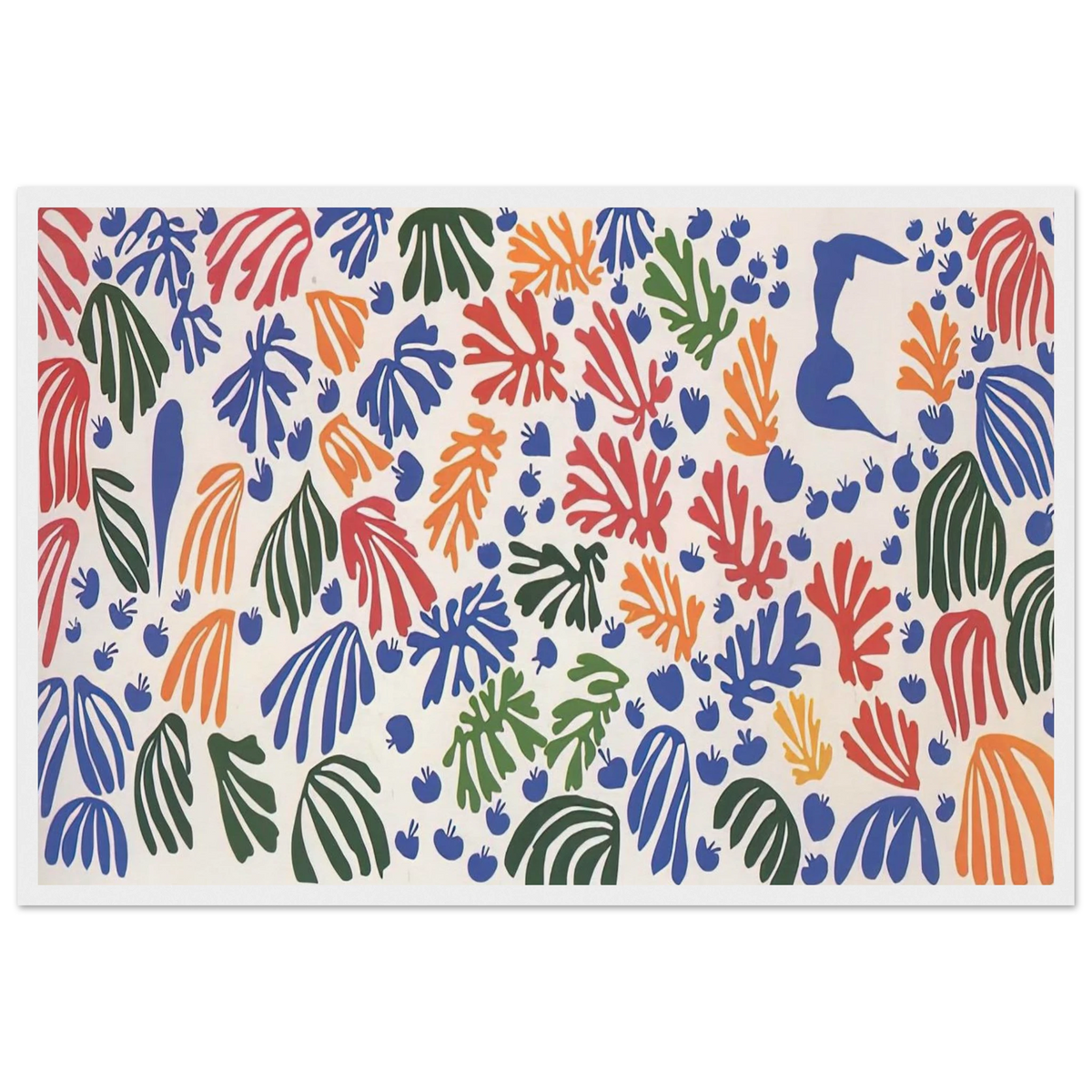 LA PERRUCHE ET LA SIRENE 1952 Framed Poster | Henri Matisse Framed Prints Wall Art | Henri Matisse Print