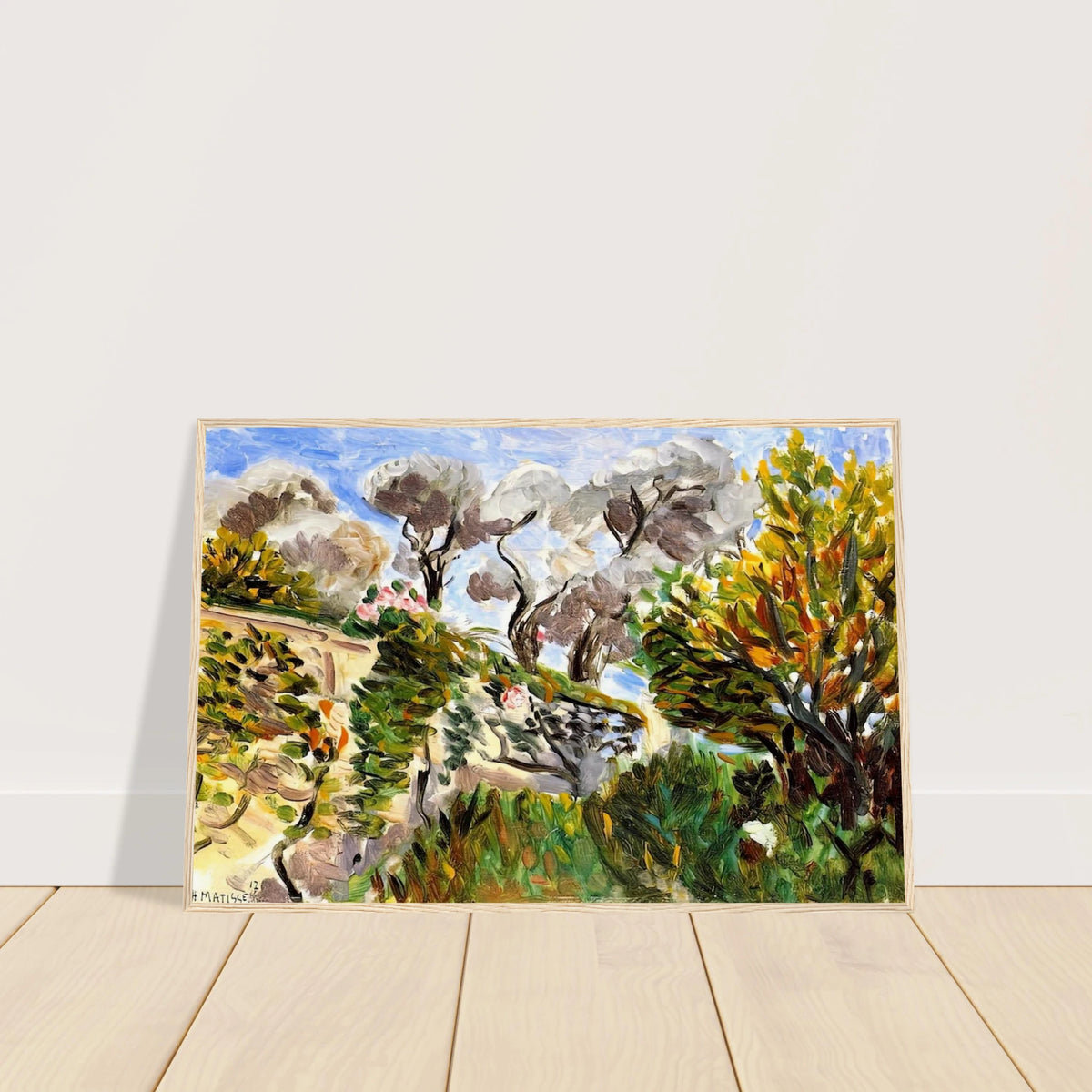 OLIVE TREES RENOIR S GARDEN IN CAGNES 1917 Framed Poster | Henri Matisse Framed Prints Wall Art | Henri Matisse Print