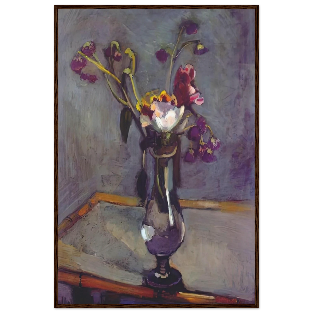 BOUQUET ON A BAMBOO TABLE 1903 Framed Poster | Henri Matisse Framed Prints Wall Art | Henri Matisse Print
