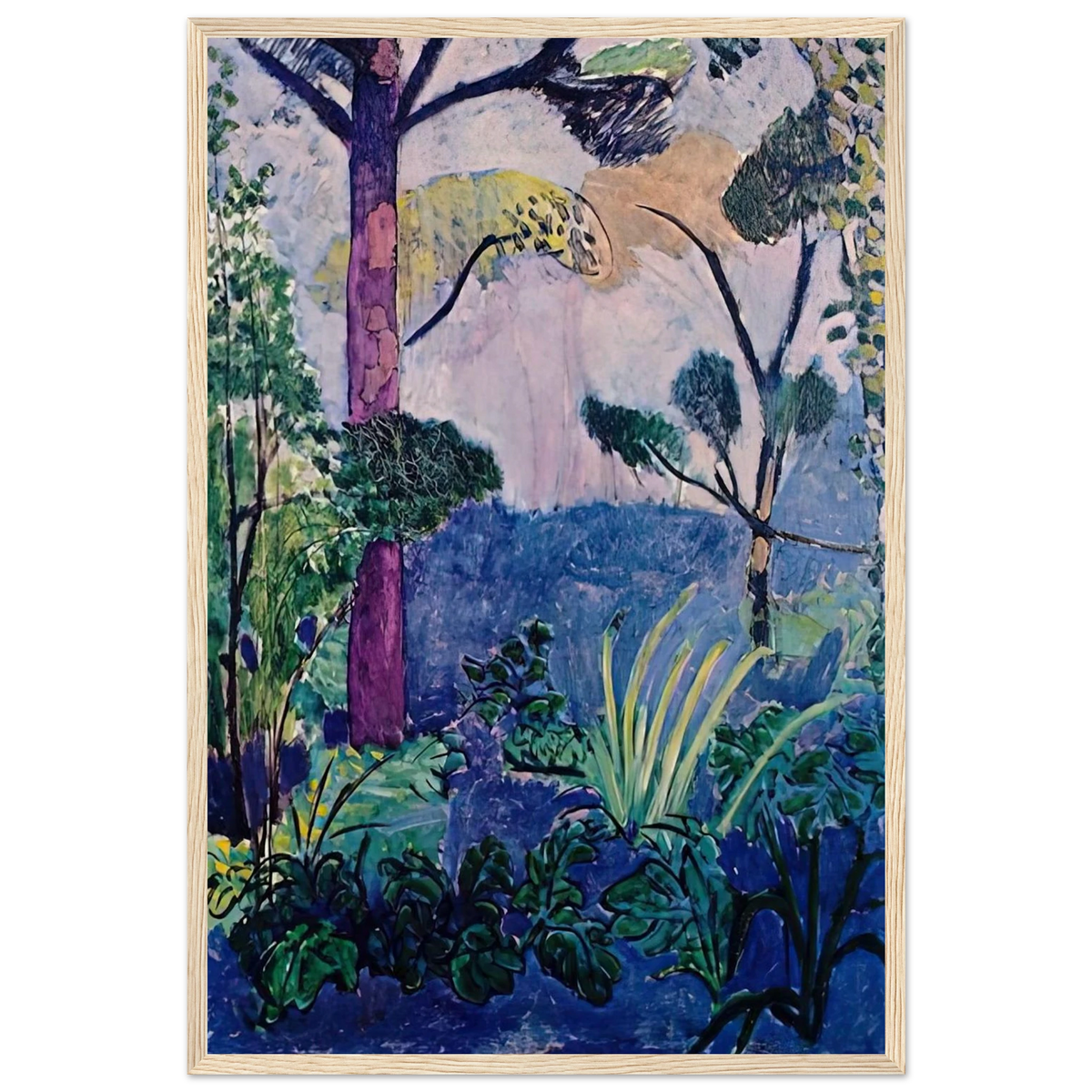 MOROCCAN LANDSCAPE Framed Poster | Henri Matisse Framed Prints Wall Art | Henri Matisse Print