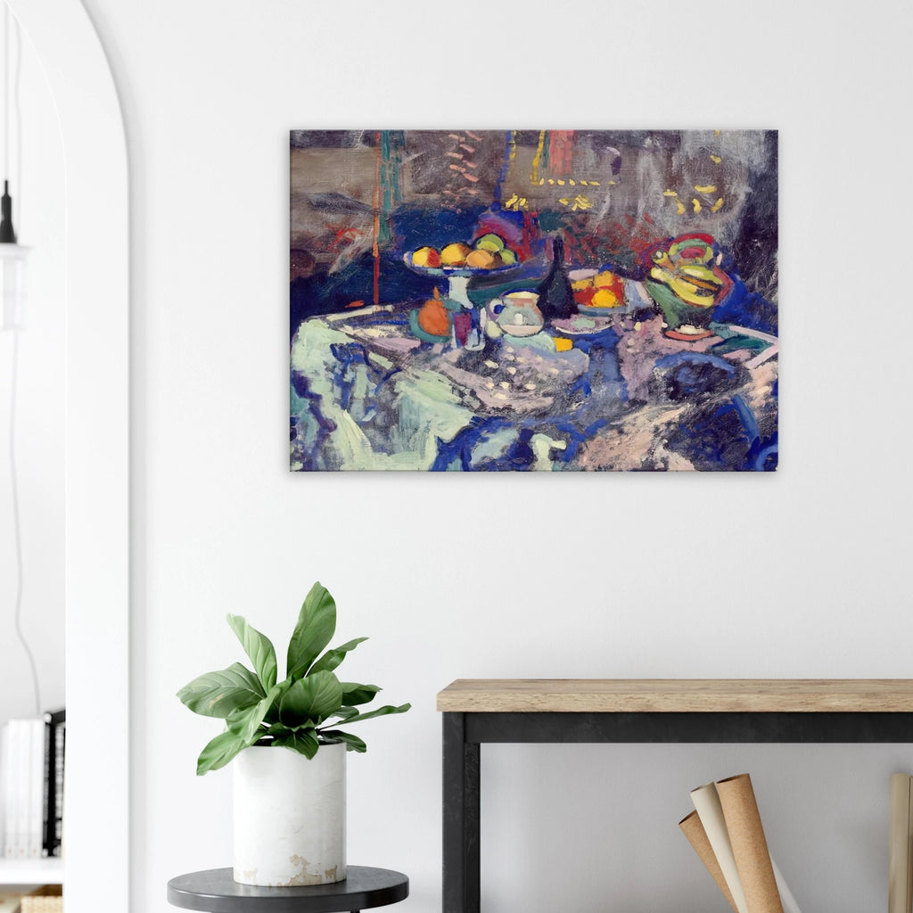 VASE BOTTLE AND FRUIT 1906 Canvas | Henri Matisse Canvas | Henri Matisse Print