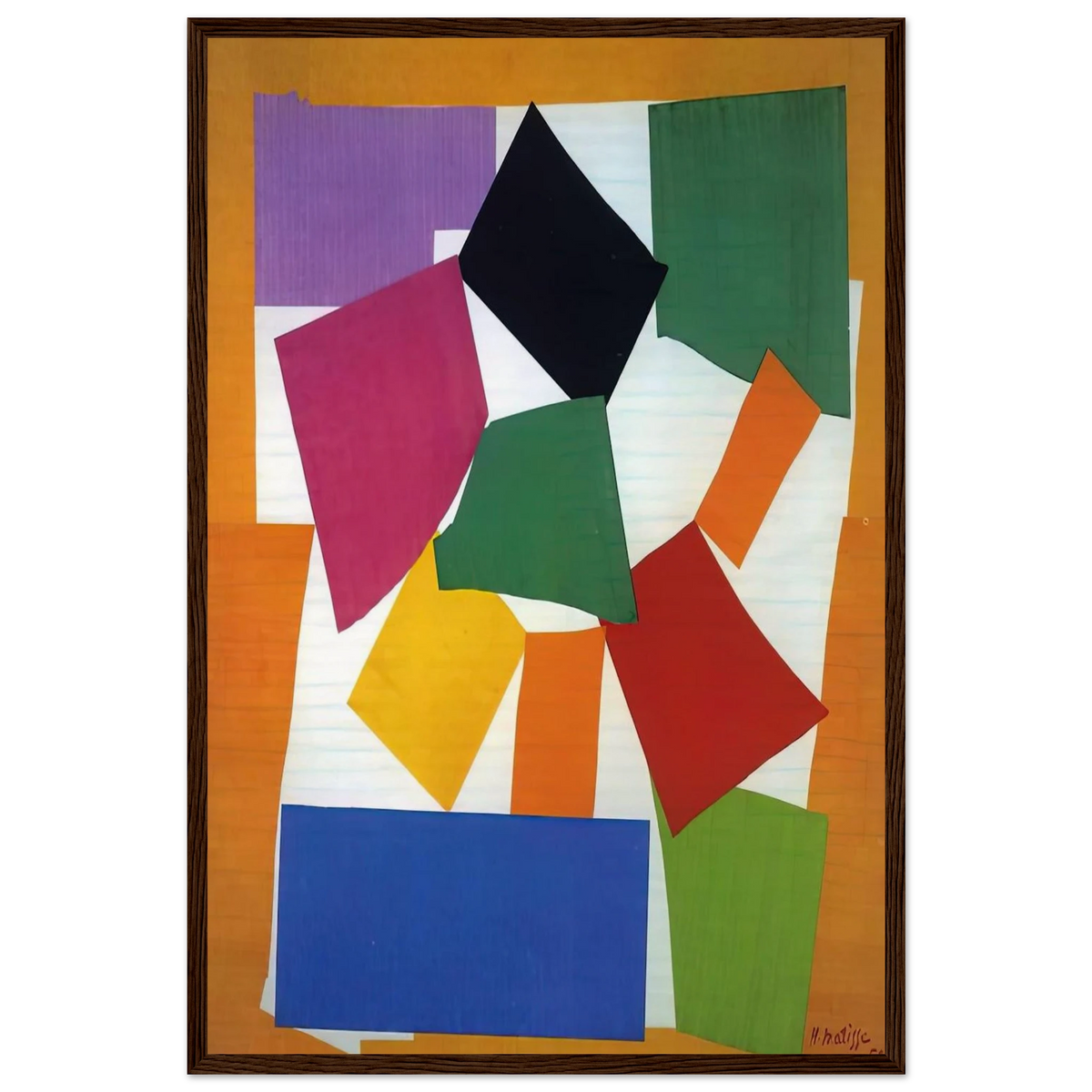 THE SNAIL 1953 Framed Poster | Henri Matisse Framed Prints Wall Art | Henri Matisse Print