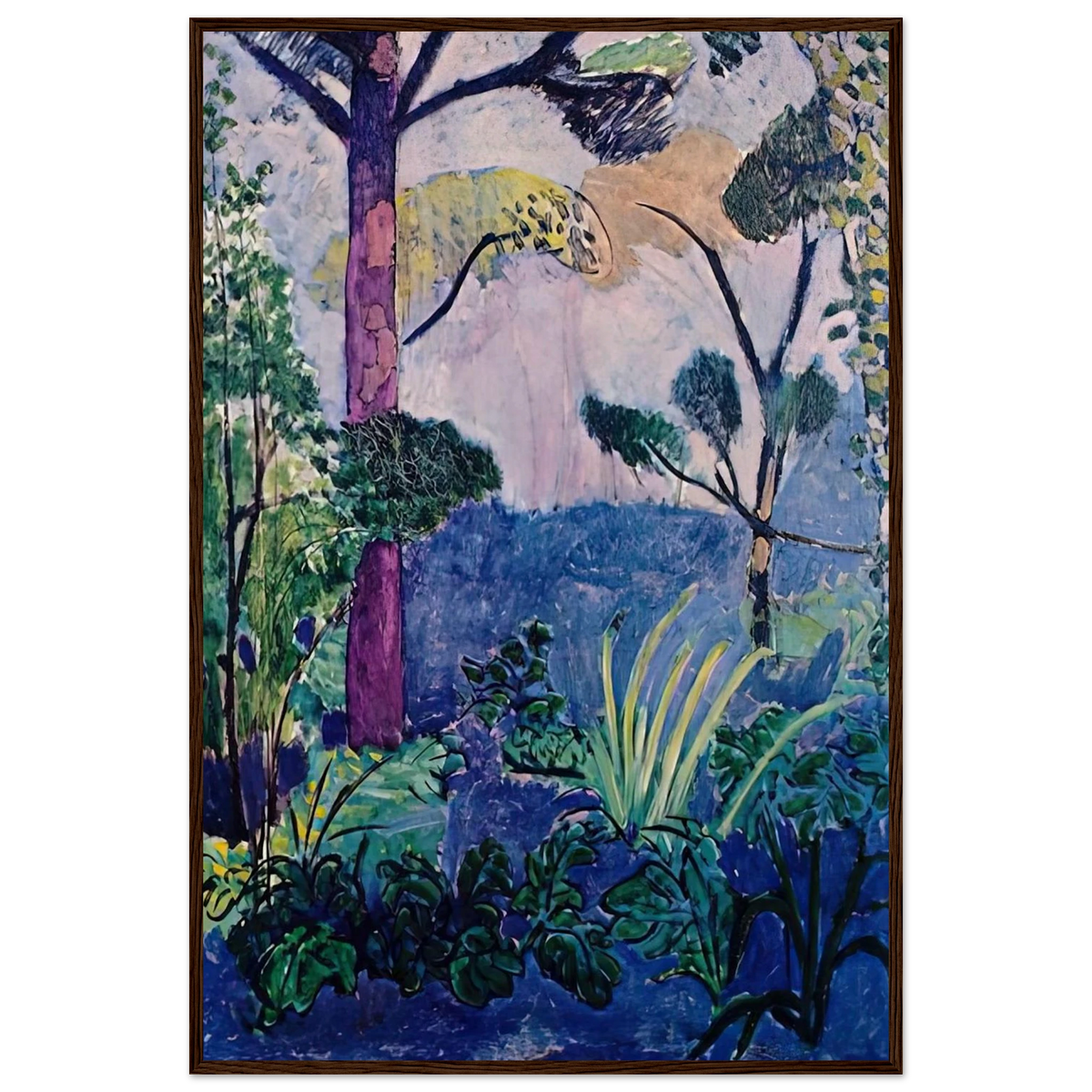 MOROCCAN LANDSCAPE Framed Poster | Henri Matisse Framed Prints Wall Art | Henri Matisse Print