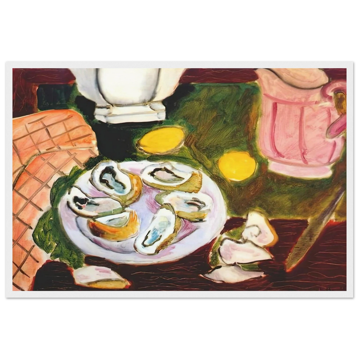 OYSTERS 1940 Framed Poster | Henri Matisse Framed Prints Wall Art | Henri Matisse Print