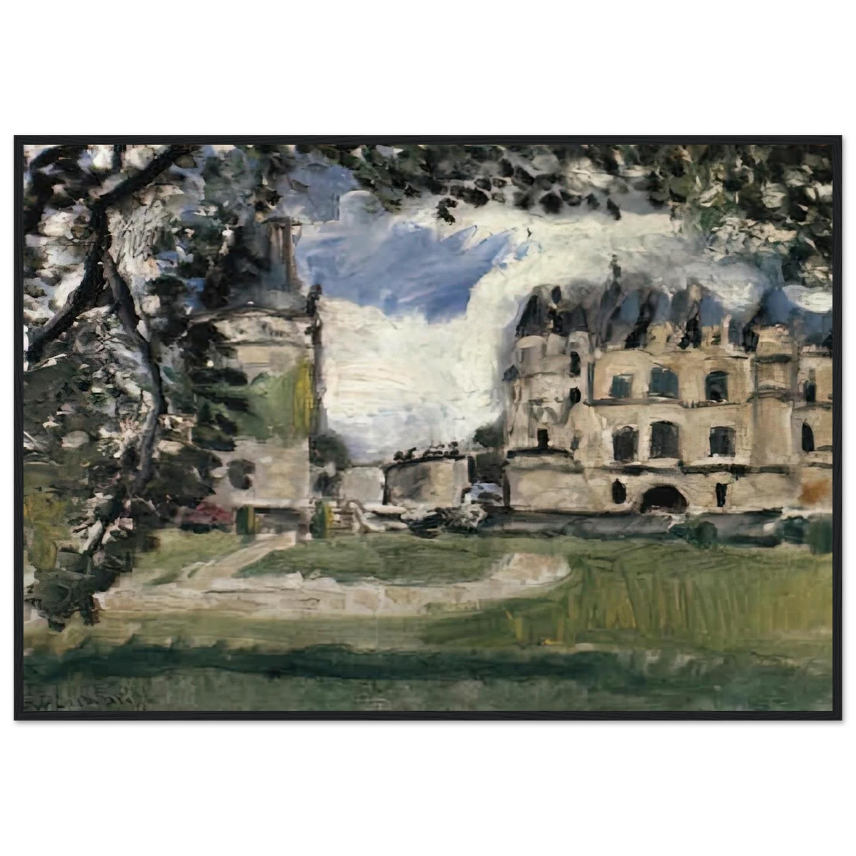 CHATEAU DE CHENONCEAUX 1917 Framed Poster | Henri Matisse Framed Prints Wall Art | Henri Matisse Print