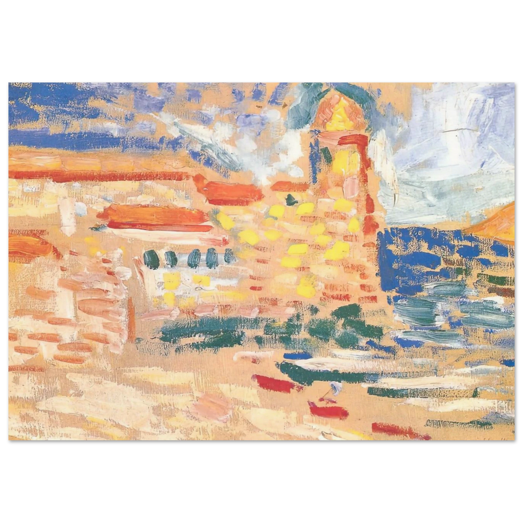 VIEW OF COLLIOURE WITH CHURCH 1905 Poster | Henri Matisse Poster | Henri Matisse Print