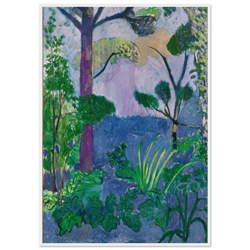 ACANTHUS MOROCCAN LANDSCAPE 1912 Framed Poster | Henri Matisse Framed Prints Wall Art | Henri Matisse Print