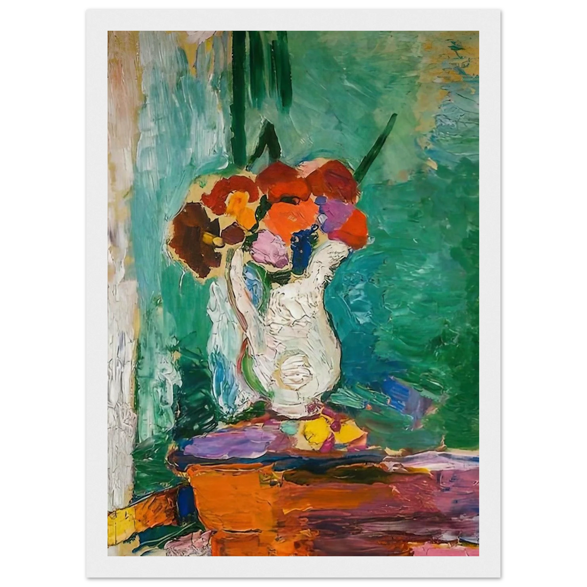 FLOWERS 1907 Framed Poster | Henri Matisse Framed Prints Wall Art | Henri Matisse Print