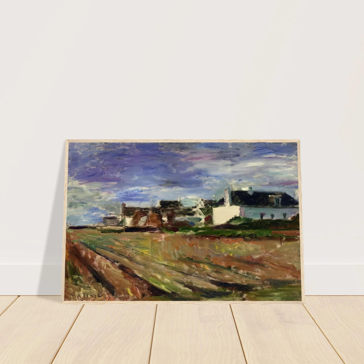 FARMS IN BRITTANY BELLE ILE 1897 Framed Poster | Henri Matisse Framed Prints Wall Art | Henri Matisse Print