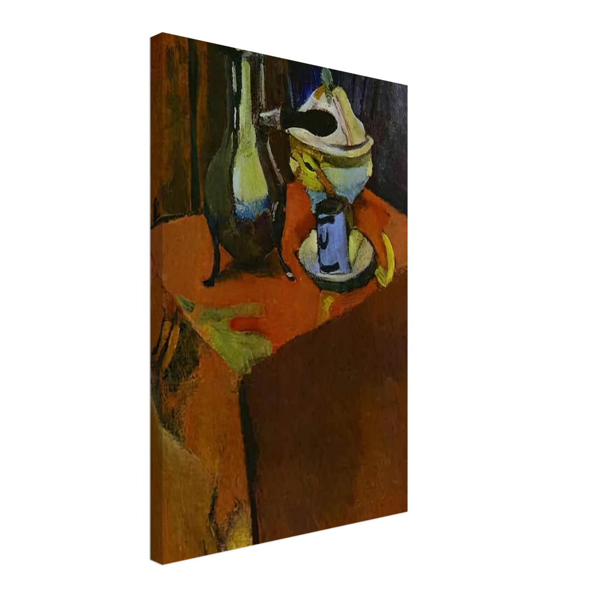 DISHES ON A TABLE 1900 Canvas | Henri Matisse Canvas | Henri Matisse Print