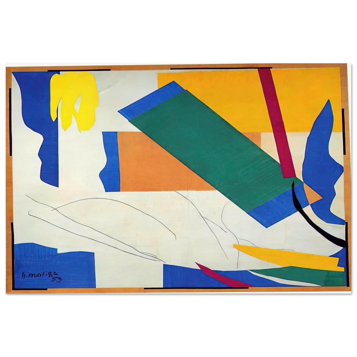 MEMORY OF OCEANIA Poster | Henri Matisse Poster | Henri Matisse Print