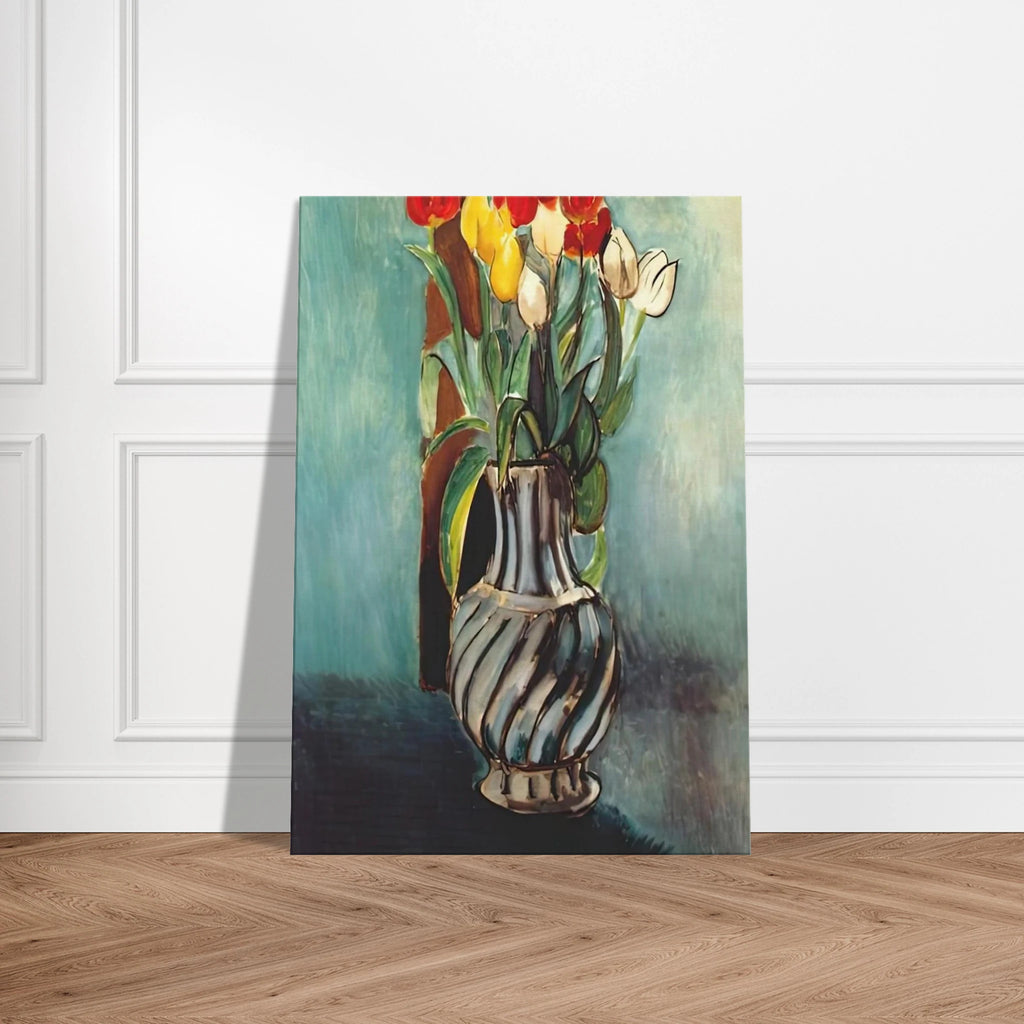 ME MYSELF STENDHAL VASE OF TULIPS 1914 Canvas | Henri Matisse Canvas | Henri Matisse Print