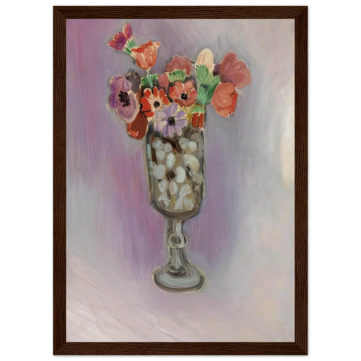 BOUQUET OF ANEMONES 1918 Framed Poster | Henri Matisse Framed Prints Wall Art | Henri Matisse Print