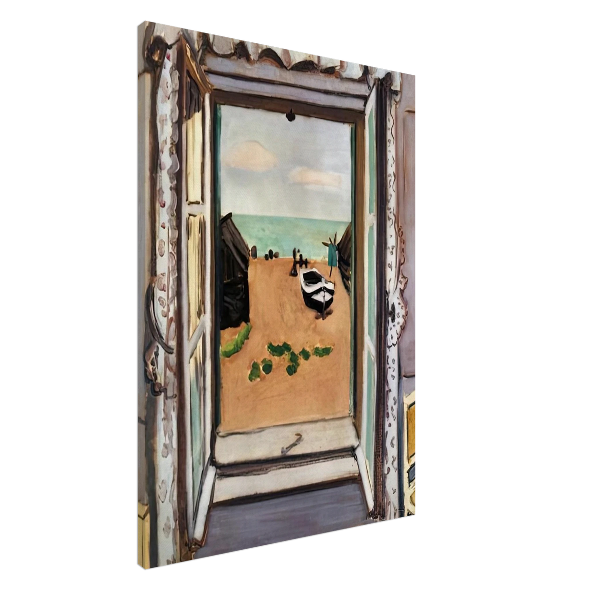 OPEN WINDOW ETRETAT 1920 Canvas | Henri Matisse Canvas | Henri Matisse Print