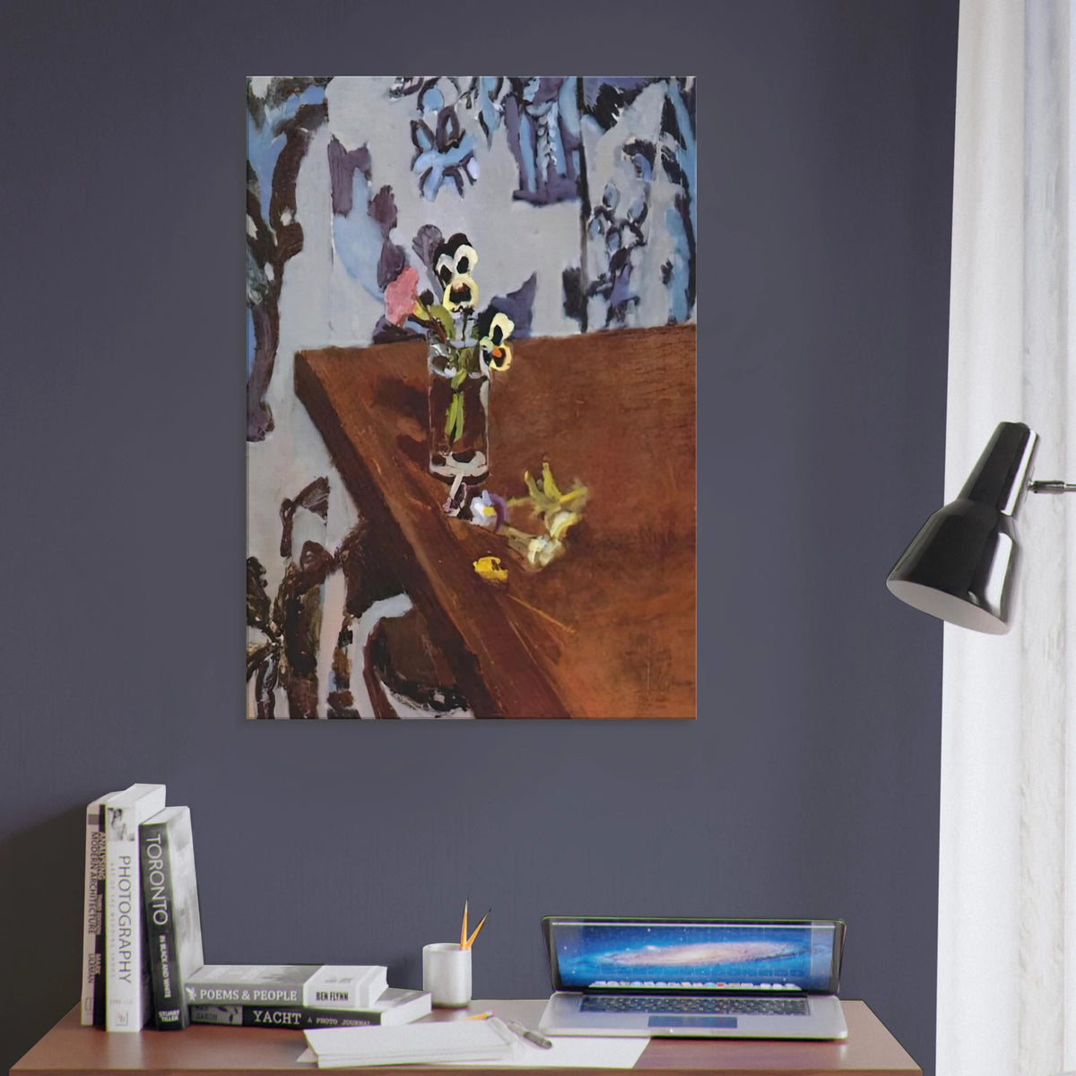 PANSIES ON A TABLE 1919 Canvas | Henri Matisse Canvas | Henri Matisse Print