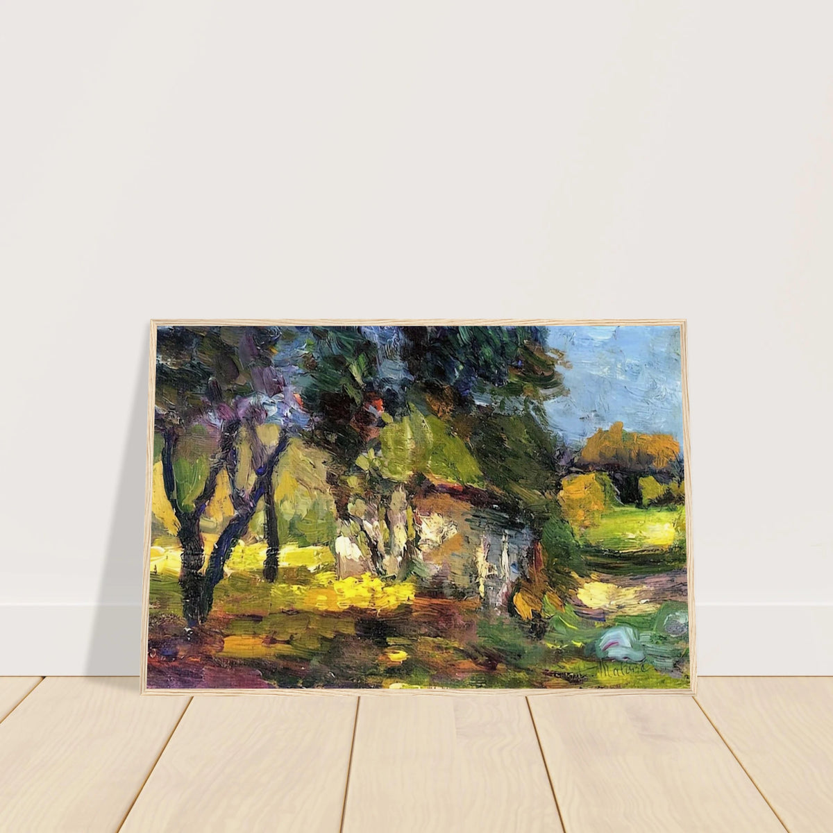 LANDSCAPE CORSICA 1898 Framed Poster | Henri Matisse Framed Prints Wall Art | Henri Matisse Print