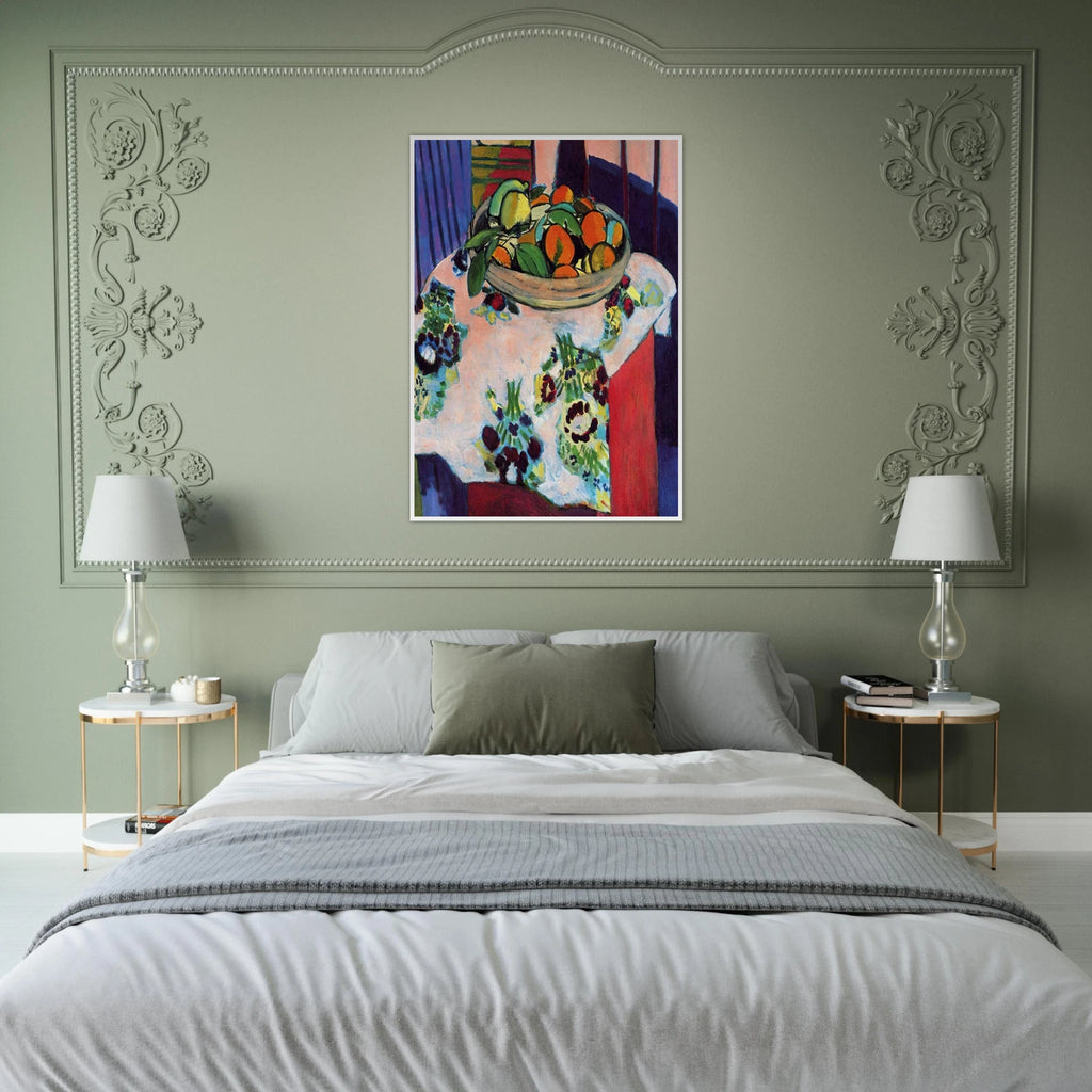 BASKET WITH ORANGES 1913 Framed Poster | Henri Matisse Framed Prints Wall Art | Henri Matisse Print