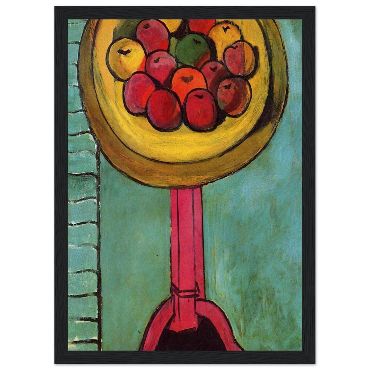 APPLES ON A TABLE GREEN BACKGROUND 1916 Framed Poster | Henri Matisse Framed Prints Wall Art | Henri Matisse Print