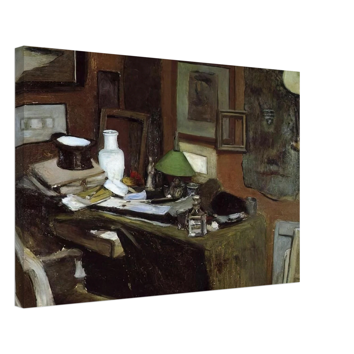 INTERIOR WITH A TOP HAT 1896 Canvas | Henri Matisse Canvas | Henri Matisse Print