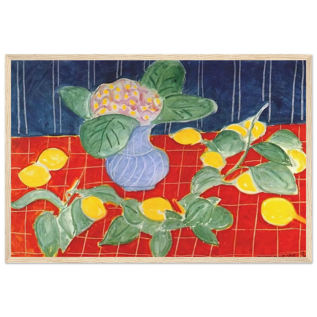 LEMONS AND SAXIFRAGES 1943 Framed Poster | Henri Matisse Framed Prints Wall Art | Henri Matisse Print