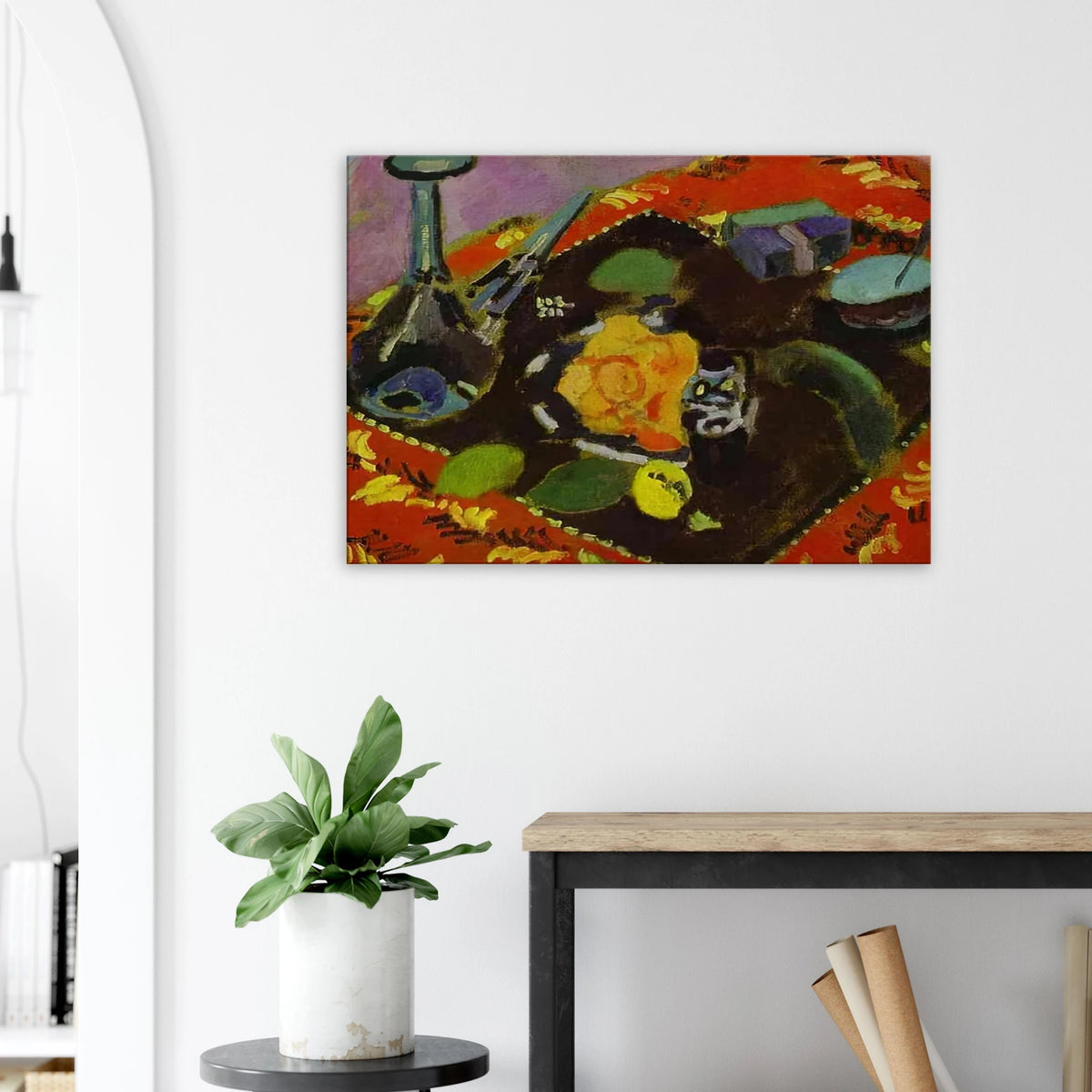 DISHES AND FRUIT 1906 Canvas | Henri Matisse Canvas | Henri Matisse Print