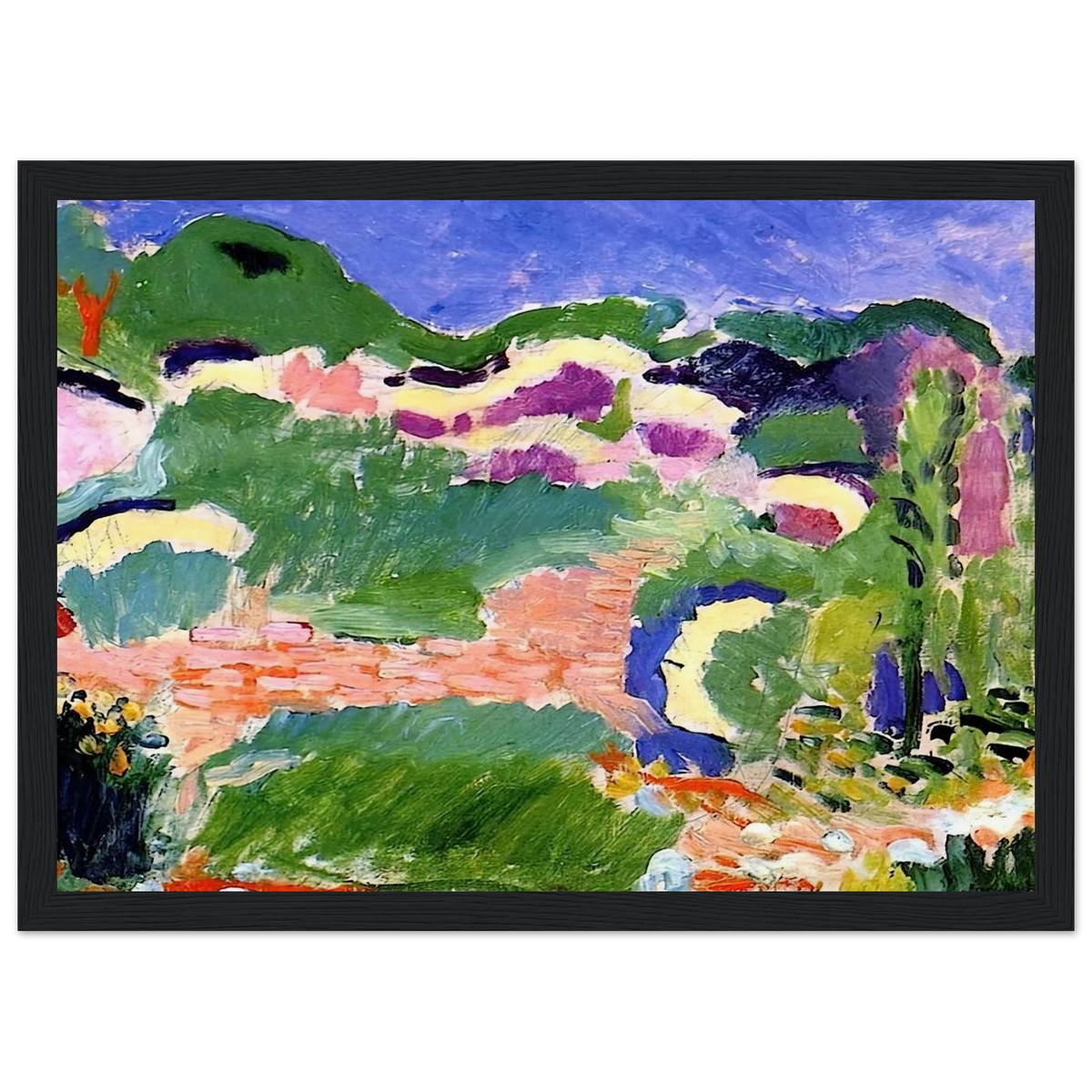 LES GENETS 1905 Framed Poster | Henri Matisse Framed Prints Wall Art | Henri Matisse Print