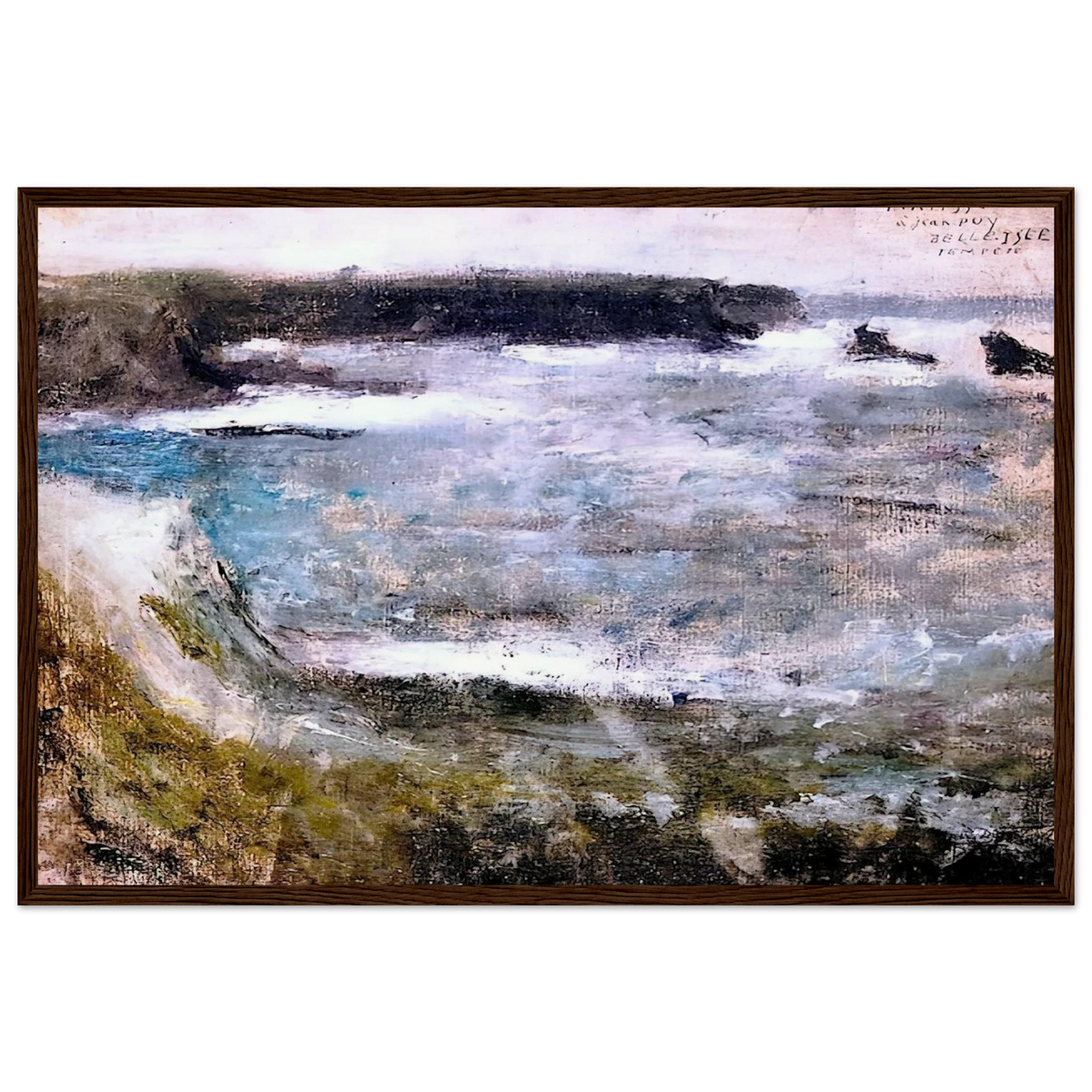 BELLE ISLE TEMPETE 1896 Framed Poster | Henri Matisse Framed Prints Wall Art | Henri Matisse Print