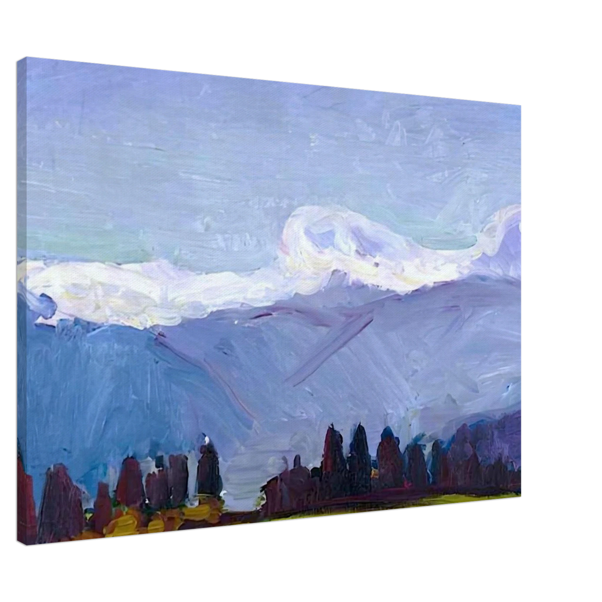 GREEN NEEDLES ON THE CROSS JAVERNAZ 1901 Canvas | Henri Matisse Canvas | Henri Matisse Print