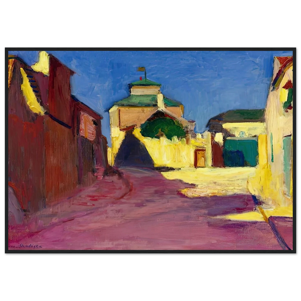 UNE RUE A ARCUEIL 1904 Framed Poster | Henri Matisse Framed Prints Wall Art | Henri Matisse Print