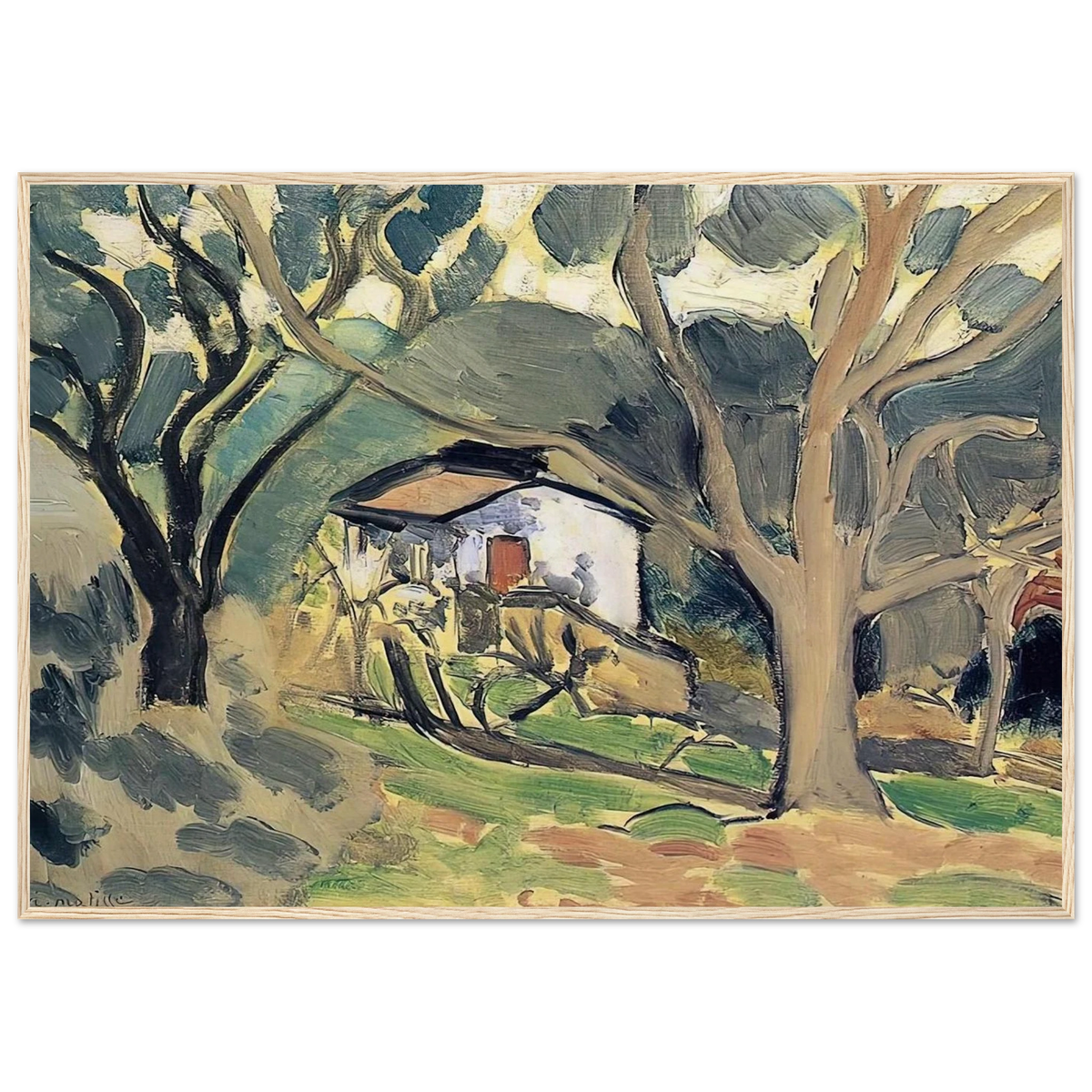 LANDSCAPE Framed Poster | Henri Matisse Framed Prints Wall Art | Henri Matisse Print