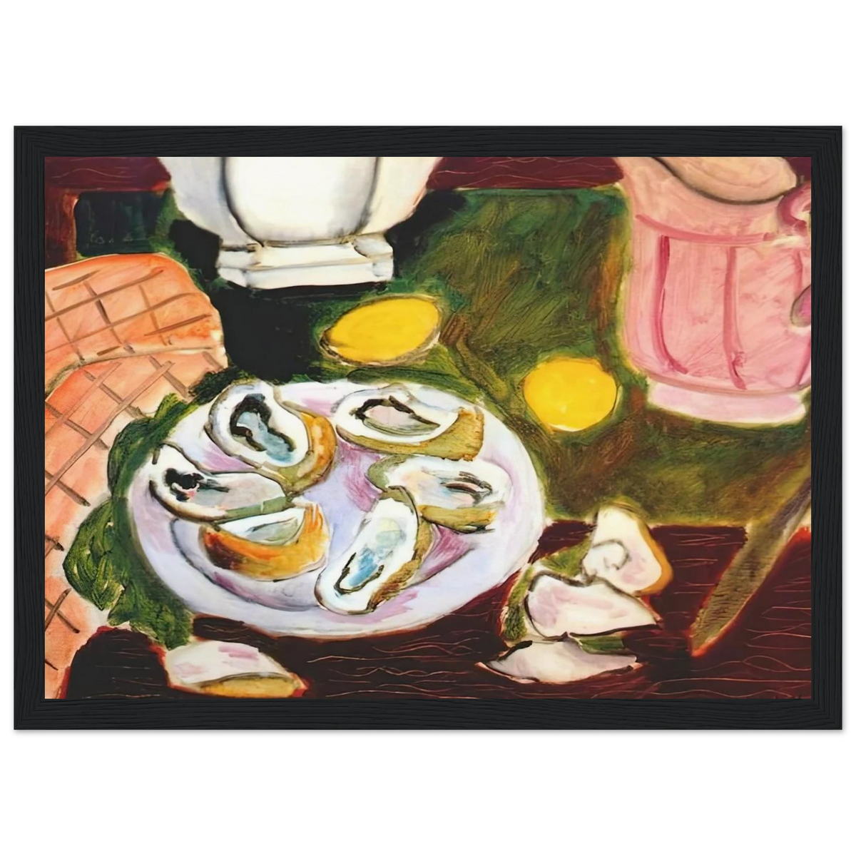 OYSTERS 1940 Framed Poster | Henri Matisse Framed Prints Wall Art | Henri Matisse Print