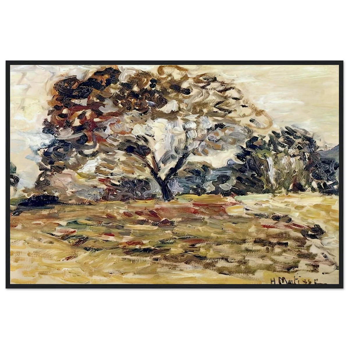 LANDSCAPE OF CORSICA 1898 Framed Poster | Henri Matisse Framed Prints Wall Art | Henri Matisse Print