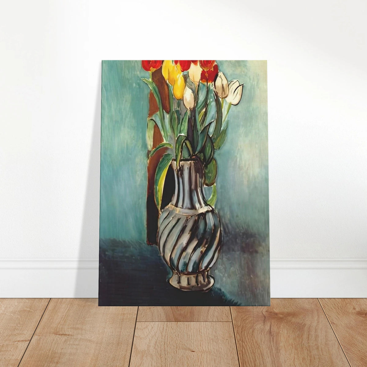 ME MYSELF STENDHAL VASE OF TULIPS 1914 Canvas | Henri Matisse Canvas | Henri Matisse Print
