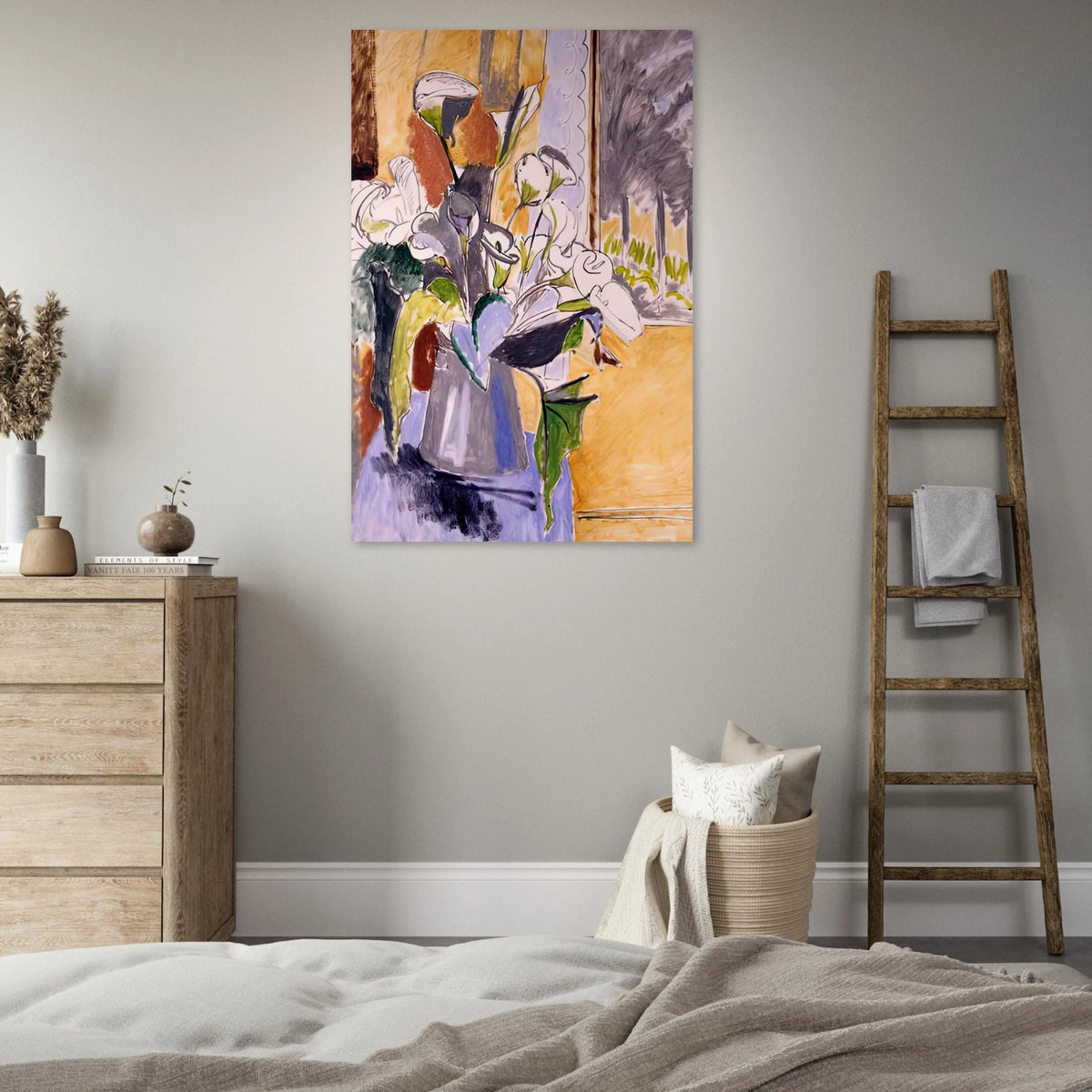 BOUQUET OF FLOWERS ON A VERANDA 1912 Poster | Henri Matisse Poster | Henri Matisse Print