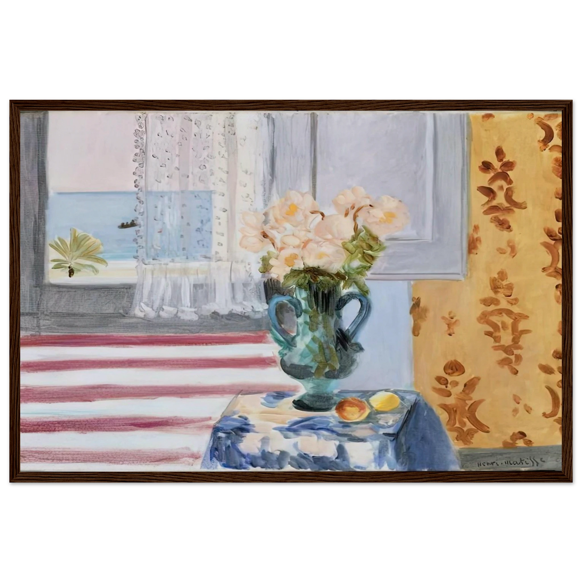 VASE OF FLOWERS 1924 Framed Poster | Henri Matisse Framed Prints Wall Art | Henri Matisse Print