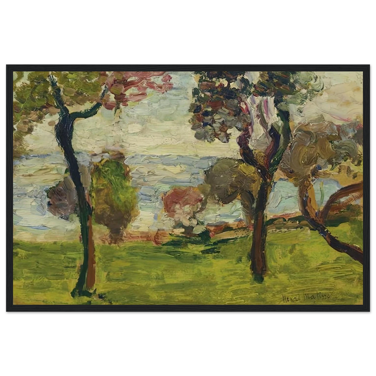 PAYSAGE 1898 Framed Poster | Henri Matisse Framed Prints Wall Art | Henri Matisse Print