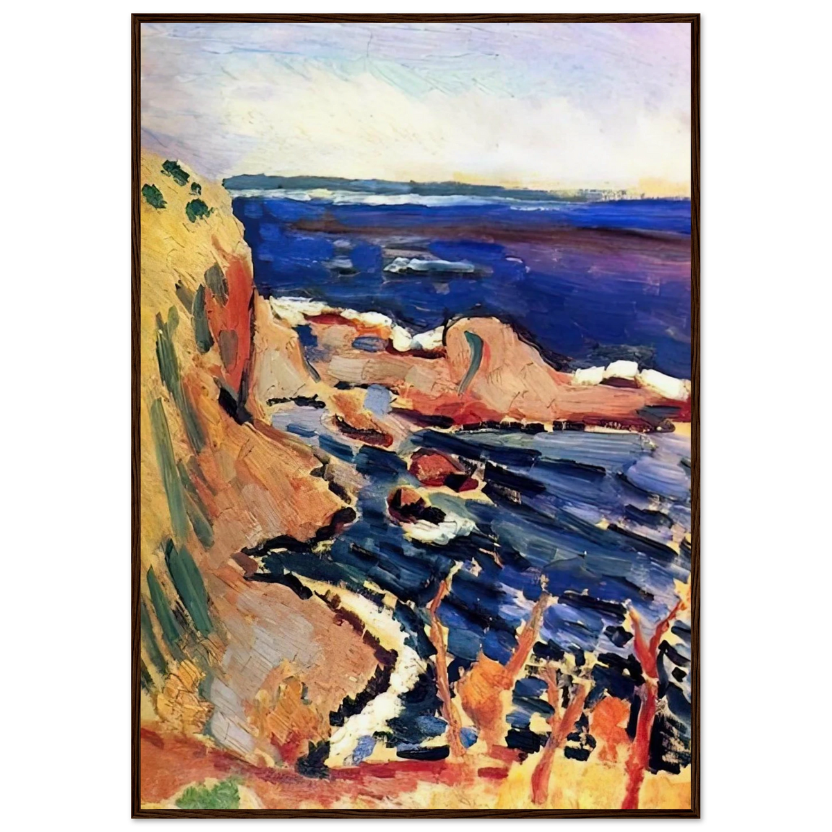 LA MOULADE 1905 Framed Poster | Henri Matisse Framed Prints Wall Art | Henri Matisse Print