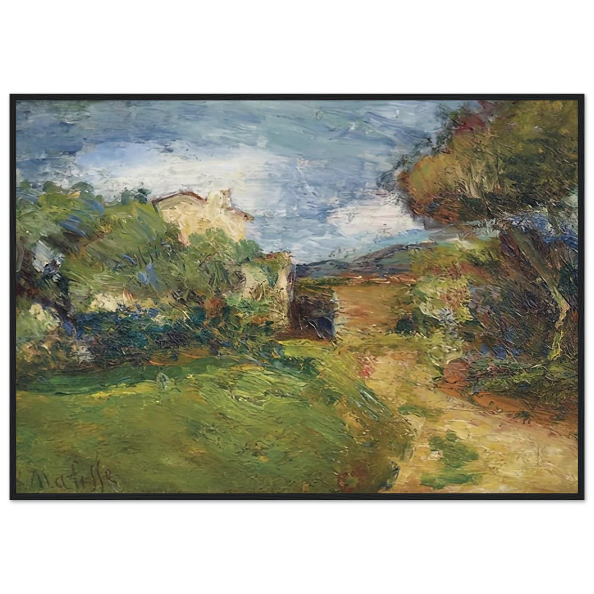PETIT PAYSAGE CORSE 1898 Framed Poster | Henri Matisse Framed Prints Wall Art | Henri Matisse Print
