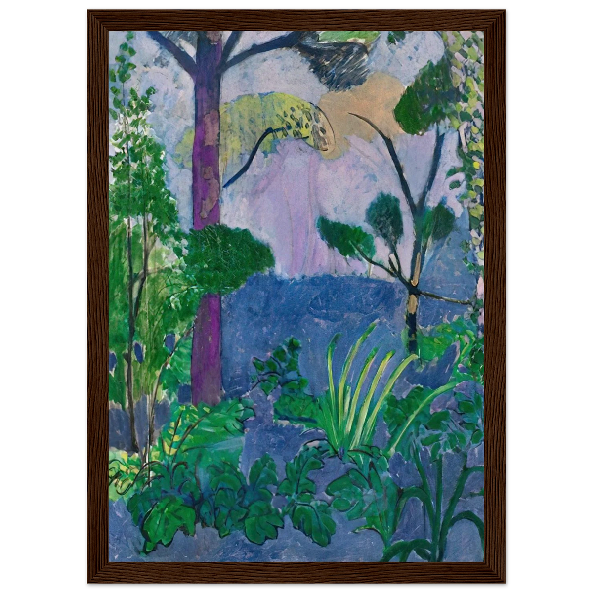 ACANTHUS MOROCCAN LANDSCAPE 1912 Framed Poster | Henri Matisse Framed Prints Wall Art | Henri Matisse Print