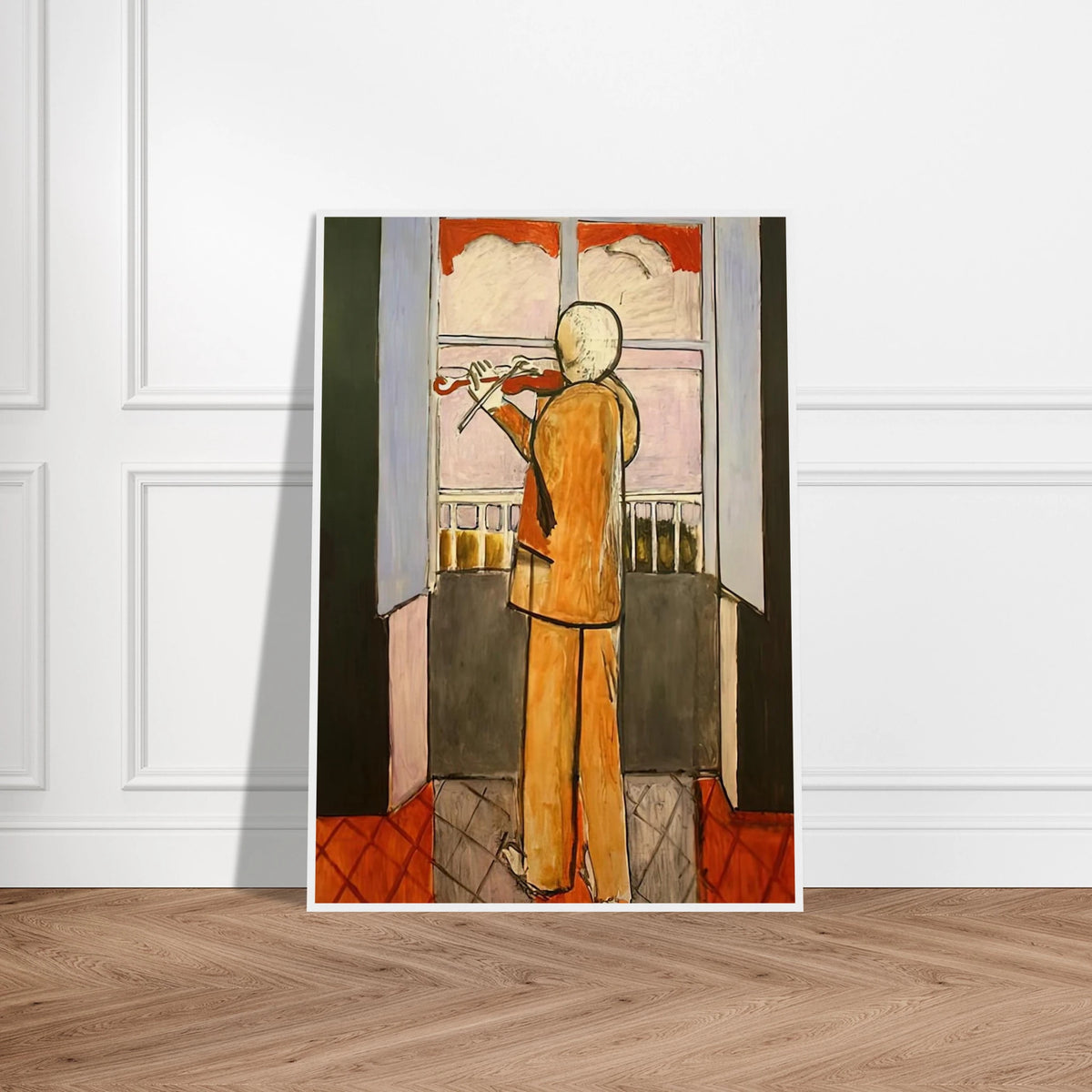 THE VIOLINIST AT THE WINDOW 1918 Framed Poster | Henri Matisse Framed Prints Wall Art | Henri Matisse Print