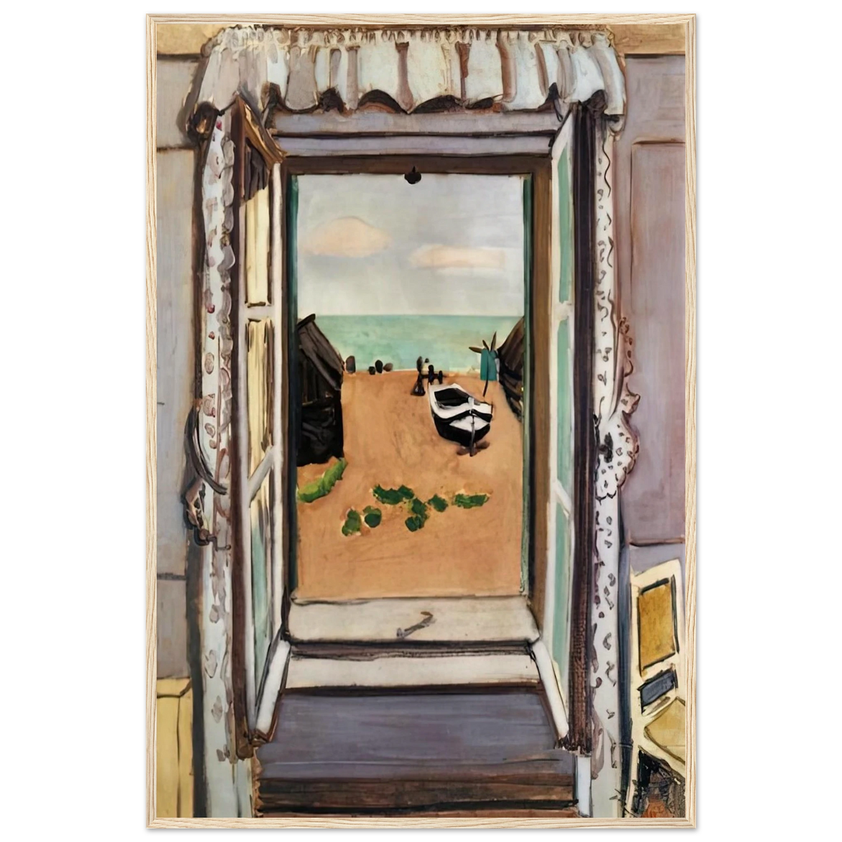 OPEN WINDOW ETRETAT 1920 Framed Poster | Henri Matisse Framed Prints Wall Art | Henri Matisse Print