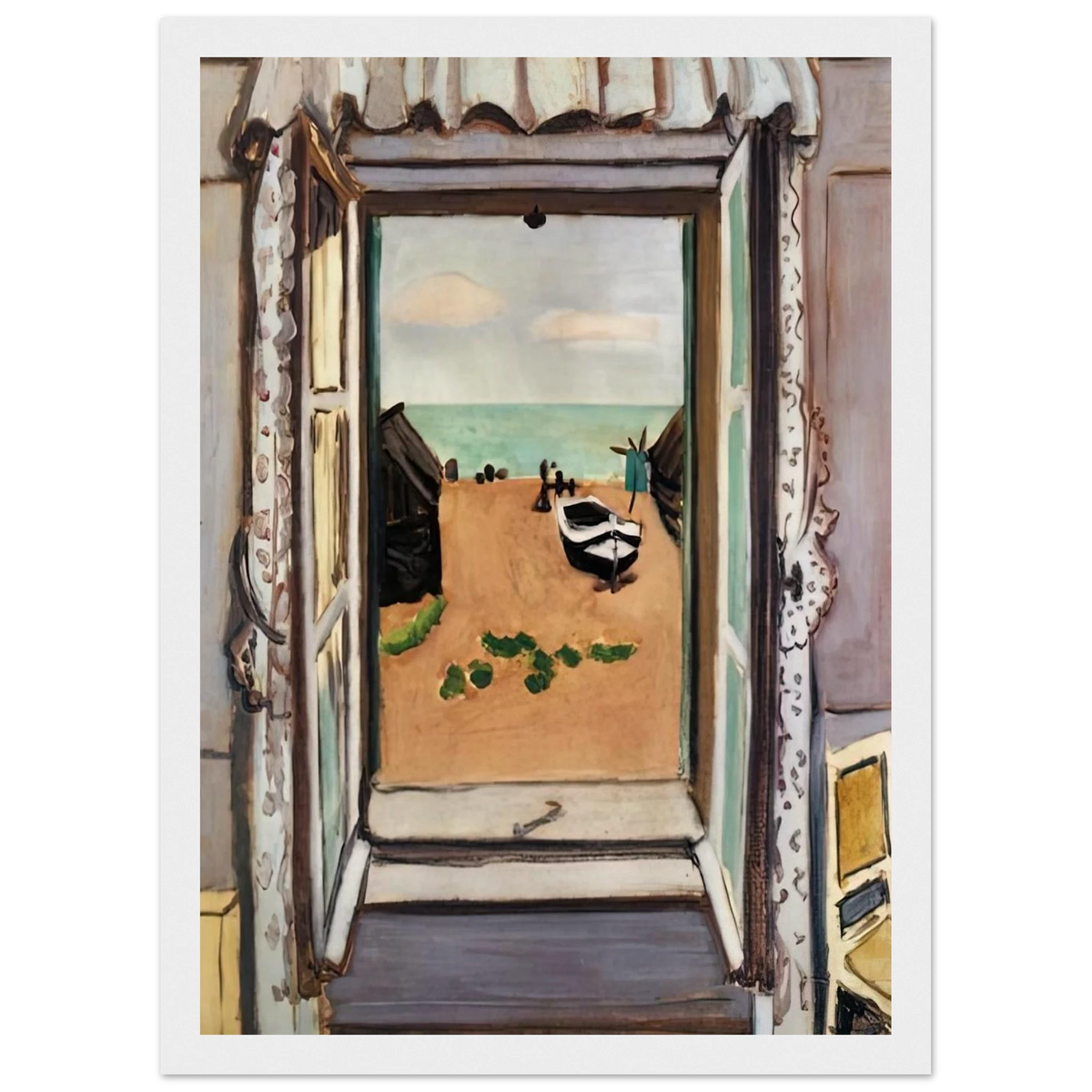 OPEN WINDOW ETRETAT 1920 Framed Poster | Henri Matisse Framed Prints Wall Art | Henri Matisse Print