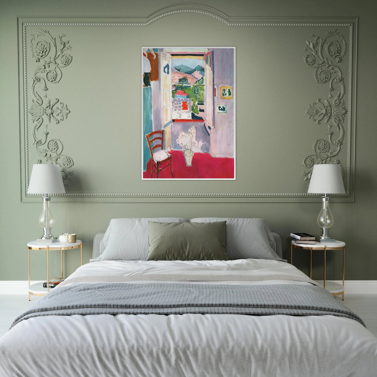 OPEN WINDOW AT COLLIOURE 1910 Framed Poster | Henri Matisse Framed Prints Wall Art | Henri Matisse Print