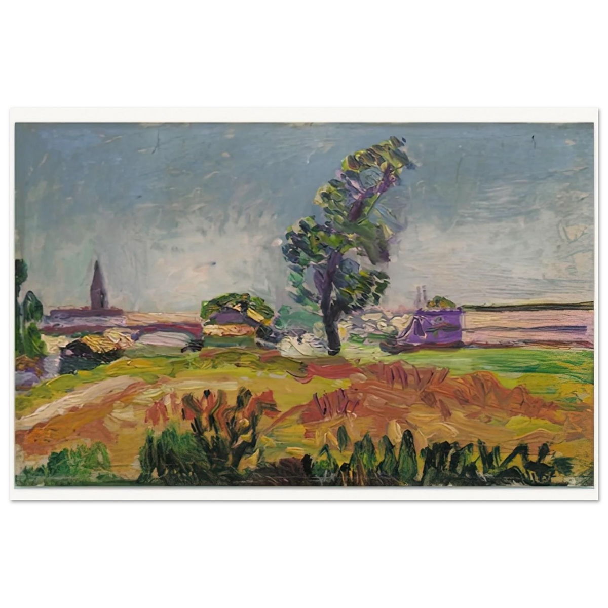 PAYSAGE DES ENVIRONS DE TOULOUSE LE PONT DES DEMOISELLES 1898 Poster | Henri Matisse Poster | Henri Matisse Print