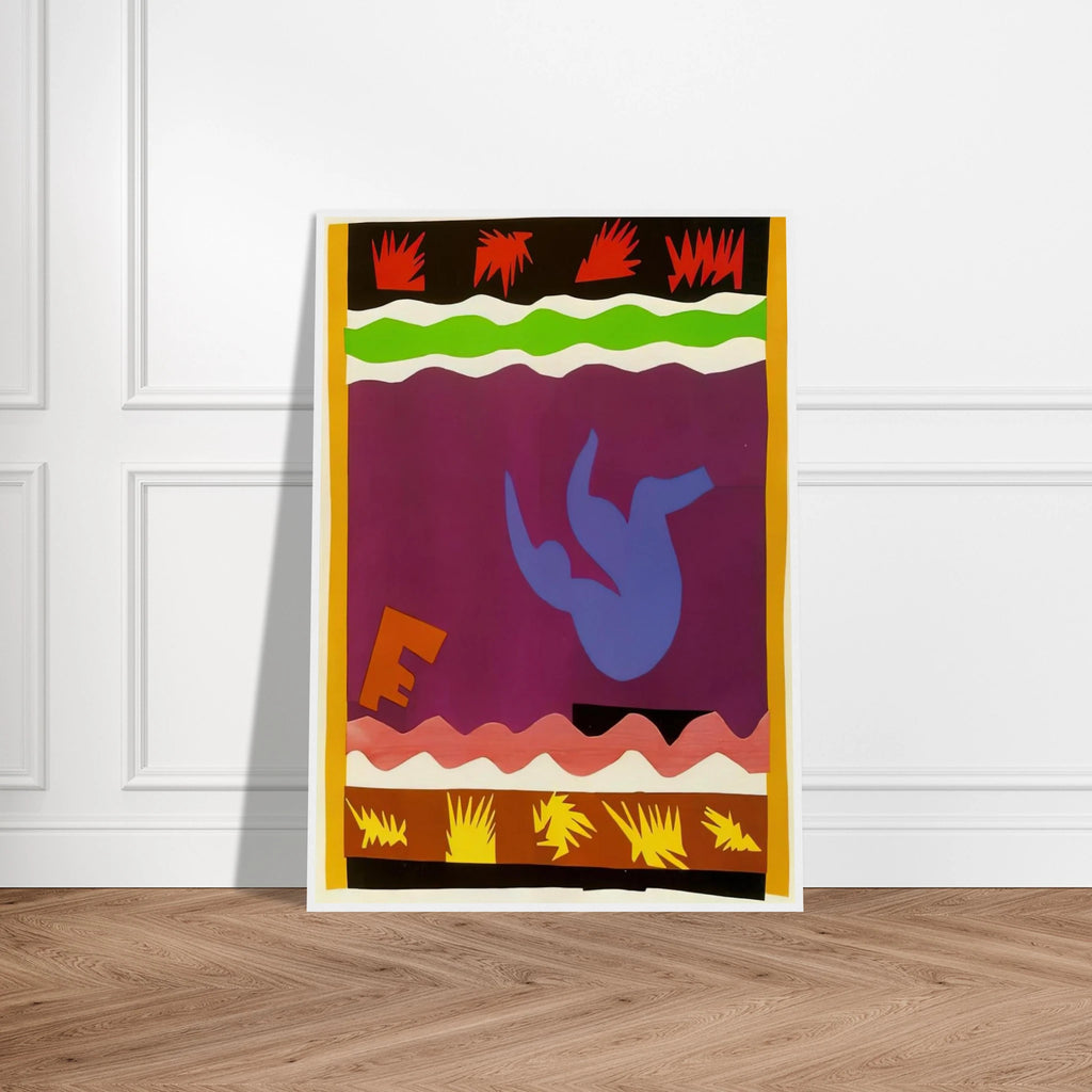 THE TOBOGGAN 1943 Framed Poster | Henri Matisse Framed Prints Wall Art | Henri Matisse Print